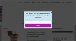 Desktop Screenshot of mamaholistica.com